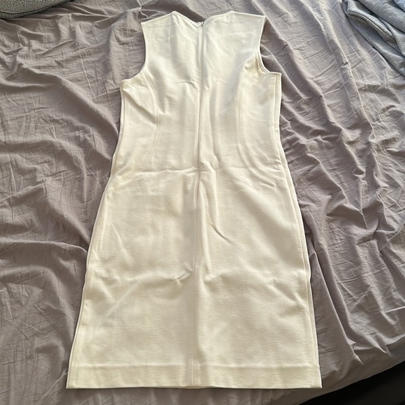 Guess • Cream Bodycon Dress with Green Stones - Picture 5 of 7